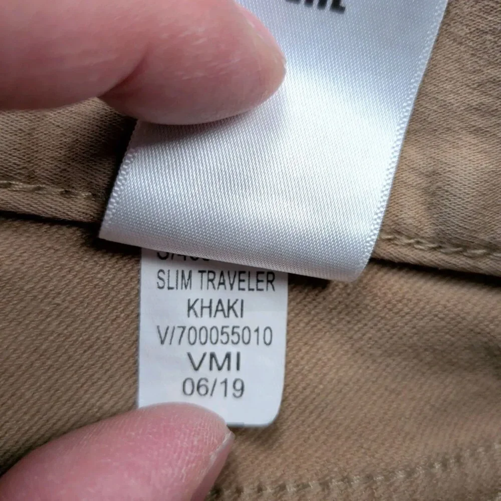 Banana Republic Jeans Mens 30x28‎ Traveler Athletic Tapered Fit Khaki Denim